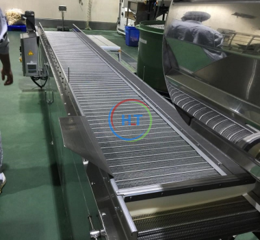 Băng tải xích tấm inox
