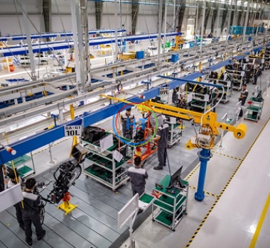 Hệ thống dây chuyền lắp ráp xe điện
